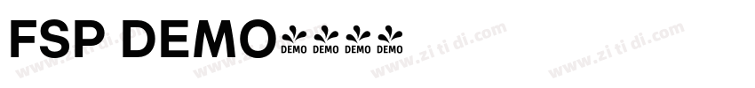 FSP DEMO字体转换